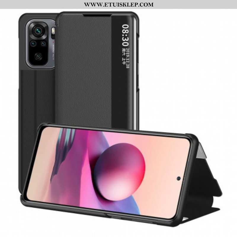 Etui Na Telefon do Xiaomi Redmi Note 10 / 10S Wysokiej Jakości Sztuczna Skóra